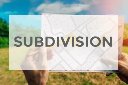 subdivision